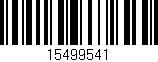 Código de barras (EAN, GTIN, SKU, ISBN): '15499541'