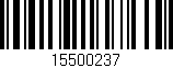 Código de barras (EAN, GTIN, SKU, ISBN): '15500237'