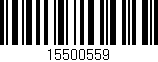 Código de barras (EAN, GTIN, SKU, ISBN): '15500559'