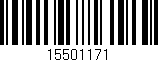 Código de barras (EAN, GTIN, SKU, ISBN): '15501171'
