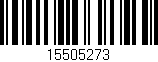 Código de barras (EAN, GTIN, SKU, ISBN): '15505273'