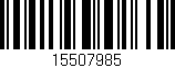 Código de barras (EAN, GTIN, SKU, ISBN): '15507985'