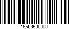 Código de barras (EAN, GTIN, SKU, ISBN): '15508500000'