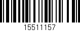 Código de barras (EAN, GTIN, SKU, ISBN): '15511157'