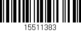 Código de barras (EAN, GTIN, SKU, ISBN): '15511383'