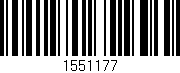 Código de barras (EAN, GTIN, SKU, ISBN): '1551177'
