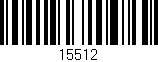 Código de barras (EAN, GTIN, SKU, ISBN): '15512'