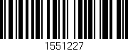 Código de barras (EAN, GTIN, SKU, ISBN): '1551227'