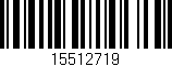Código de barras (EAN, GTIN, SKU, ISBN): '15512719'