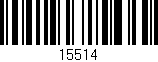 Código de barras (EAN, GTIN, SKU, ISBN): '15514'