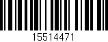 Código de barras (EAN, GTIN, SKU, ISBN): '15514471'