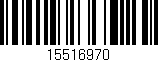 Código de barras (EAN, GTIN, SKU, ISBN): '15516970'
