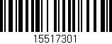 Código de barras (EAN, GTIN, SKU, ISBN): '15517301'
