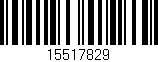 Código de barras (EAN, GTIN, SKU, ISBN): '15517829'