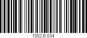 Código de barras (EAN, GTIN, SKU, ISBN): '1552.B.034'