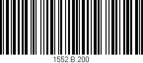 Código de barras (EAN, GTIN, SKU, ISBN): '1552.B.200'