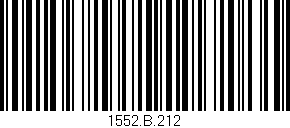 Código de barras (EAN, GTIN, SKU, ISBN): '1552.B.212'