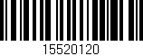 Código de barras (EAN, GTIN, SKU, ISBN): '15520120'