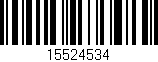 Código de barras (EAN, GTIN, SKU, ISBN): '15524534'