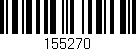Código de barras (EAN, GTIN, SKU, ISBN): '155270'