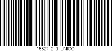 Código de barras (EAN, GTIN, SKU, ISBN): '15527_2_0_UNICO'