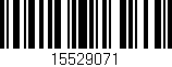 Código de barras (EAN, GTIN, SKU, ISBN): '15529071'