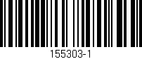 Código de barras (EAN, GTIN, SKU, ISBN): '155303-1'