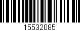 Código de barras (EAN, GTIN, SKU, ISBN): '15532085'