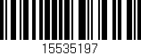 Código de barras (EAN, GTIN, SKU, ISBN): '15535197'