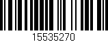 Código de barras (EAN, GTIN, SKU, ISBN): '15535270'