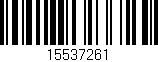 Código de barras (EAN, GTIN, SKU, ISBN): '15537261'