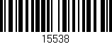 Código de barras (EAN, GTIN, SKU, ISBN): '15538'