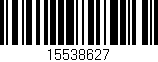 Código de barras (EAN, GTIN, SKU, ISBN): '15538627'
