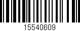 Código de barras (EAN, GTIN, SKU, ISBN): '15540609'