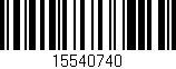 Código de barras (EAN, GTIN, SKU, ISBN): '15540740'
