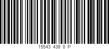Código de barras (EAN, GTIN, SKU, ISBN): '15543_439_0_P'