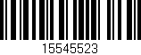 Código de barras (EAN, GTIN, SKU, ISBN): '15545523'