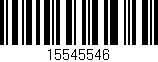 Código de barras (EAN, GTIN, SKU, ISBN): '15545546'