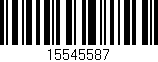 Código de barras (EAN, GTIN, SKU, ISBN): '15545587'