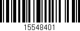 Código de barras (EAN, GTIN, SKU, ISBN): '15548401'