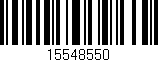 Código de barras (EAN, GTIN, SKU, ISBN): '15548550'