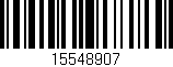 Código de barras (EAN, GTIN, SKU, ISBN): '15548907'