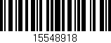 Código de barras (EAN, GTIN, SKU, ISBN): '15548918'