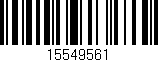 Código de barras (EAN, GTIN, SKU, ISBN): '15549561'