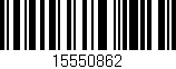 Código de barras (EAN, GTIN, SKU, ISBN): '15550862'