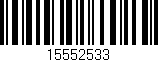 Código de barras (EAN, GTIN, SKU, ISBN): '15552533'