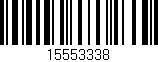 Código de barras (EAN, GTIN, SKU, ISBN): '15553338'