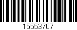 Código de barras (EAN, GTIN, SKU, ISBN): '15553707'