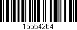Código de barras (EAN, GTIN, SKU, ISBN): '15554264'
