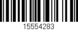 Código de barras (EAN, GTIN, SKU, ISBN): '15554283'